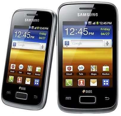 Smartphone 2 Chips Samsung Galaxy Y Duos S6102 Android 2.3